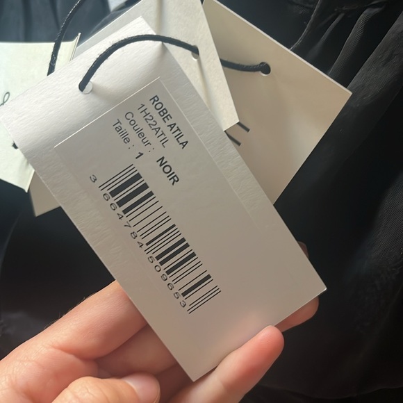 Ba&sh black midi dress size small - Picture 6 of 8